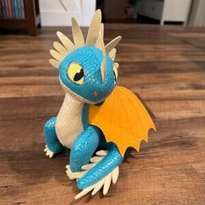 Deadly Nadder Blue Yellow Plush Stuffed Toy How to Train Your Dragon Stormfly